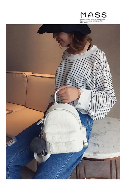 Personalized Mini versatile stone pattern Backpack