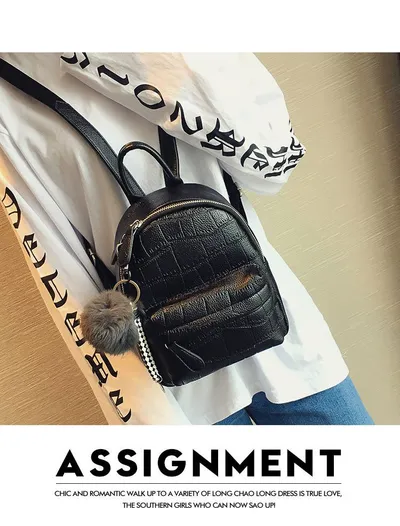 Personalized Mini versatile stone pattern Backpack