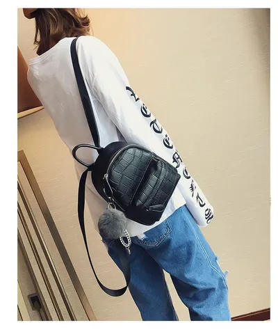 Personalized Mini versatile stone pattern Backpack