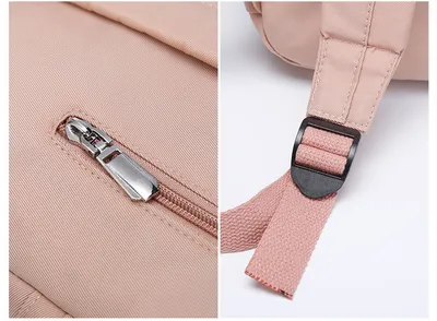 Solid color waterproof oxford casual backpack