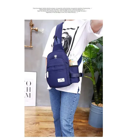 One-shoulder cross-body chest bag