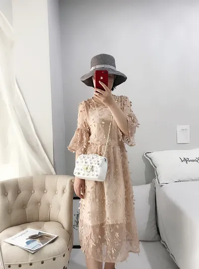 حقيبة كتف لؤلؤية حقيبة كروس بودي وسلسلة