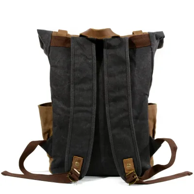 Large capacity waterproof canvas bag
