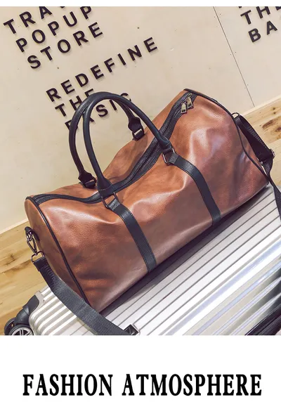Color contrast travel bag