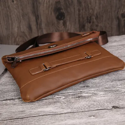 PU leather men clutch