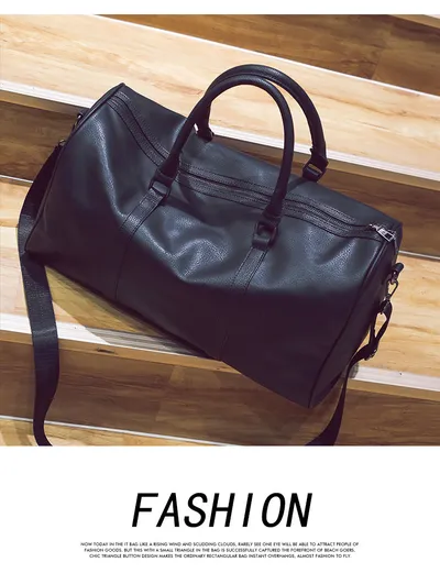 Color contrast travel bag