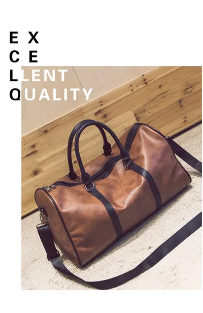 Color contrast travel bag