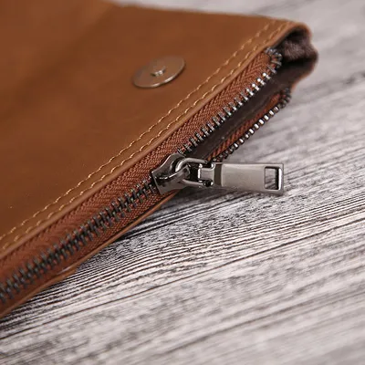 PU leather men clutch