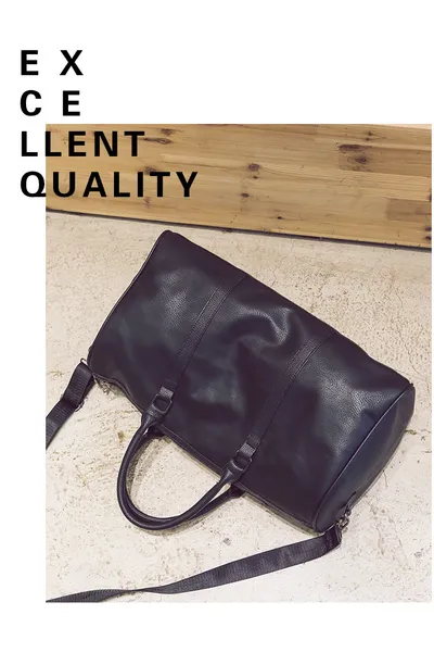 Color contrast travel bag