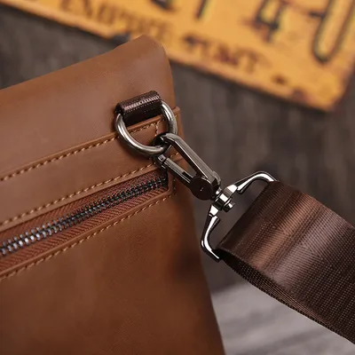 PU leather men clutch
