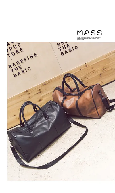 Color contrast travel bag