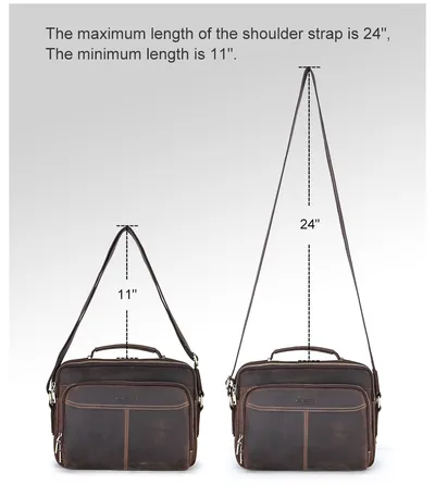 Multifunctional leather men's bag