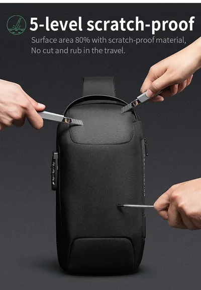Men's Business Messenger Waterproof Shoulder Bag