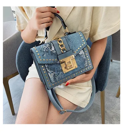Fashion Alligator Women Shoulder Bags