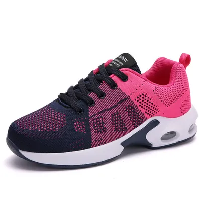 Air cushion woven shoes