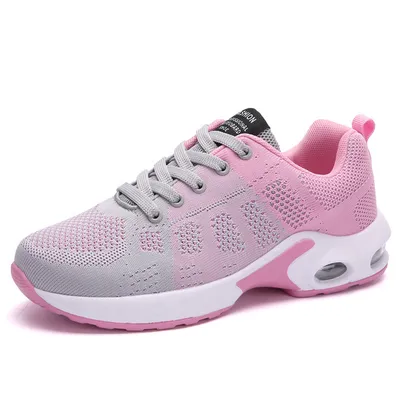 Air cushion woven shoes