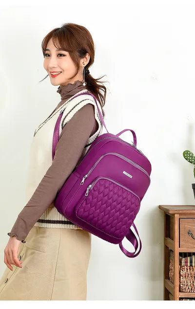 Oxford cloth student school bag large capacity travel backpack