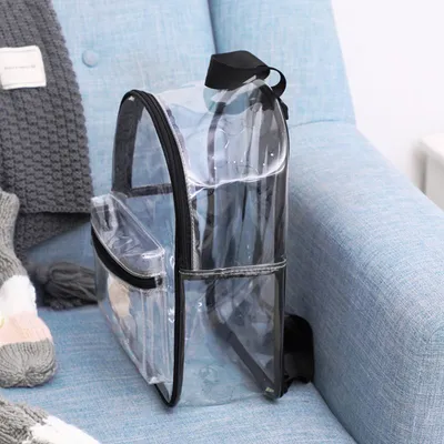 حقيبة ظهر أطفال شفافة مقاومة للماء من PVC