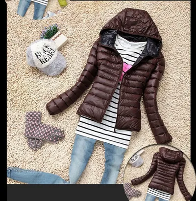 Casual Hooded Womens Jacket