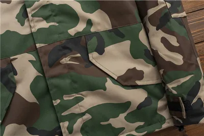 Winter camouflage cotton jacket men