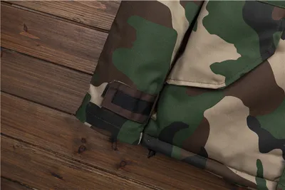 Winter camouflage cotton jacket men