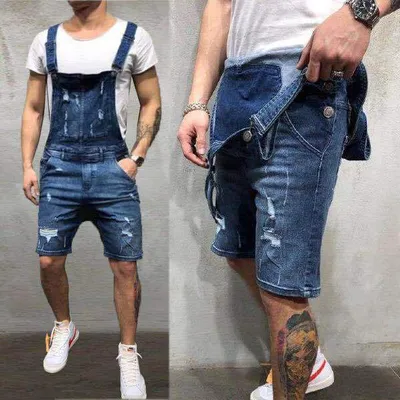 Slim and popular men's Jeans Belt pants with holes