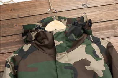 Winter camouflage cotton jacket men