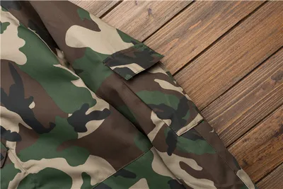 Winter camouflage cotton jacket men