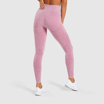 Seamless Point Nine Points Pants Yoga Fitness Pants Gradual Pants, Hip-up and Bottom-down Pants