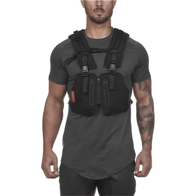 Multi-functional tactical vest printed outdoor protective vest