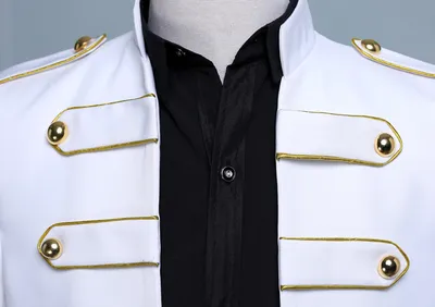 PYJTRL Men Double-breasted England Style Long Slim Fit