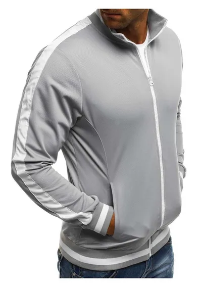 Men's solid color baseball shirt