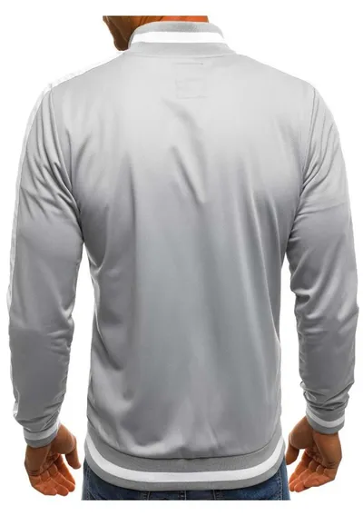Men's solid color baseball shirt
