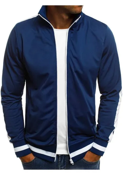 Men's solid color baseball shirt