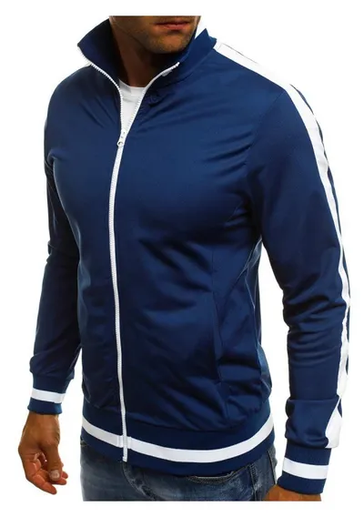 Men's solid color baseball shirt