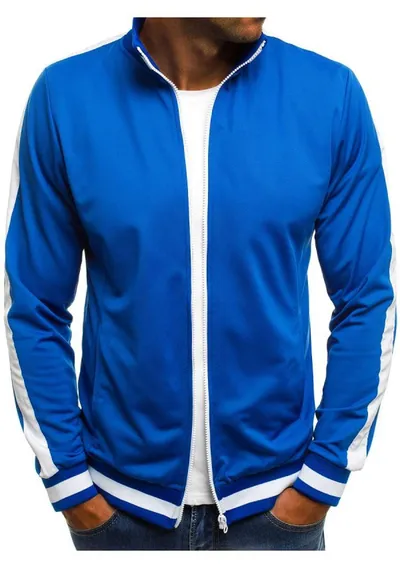 Men's solid color baseball shirt
