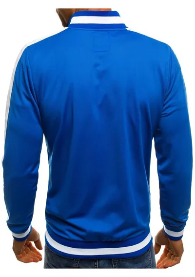 Men's solid color baseball shirt