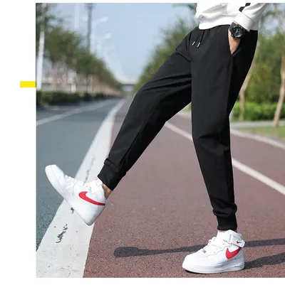 Men's casual pants loose guard pants Korean trend