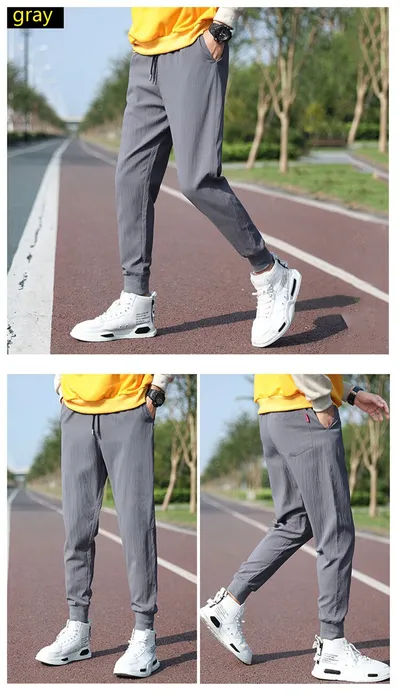 Men's casual pants loose guard pants Korean trend