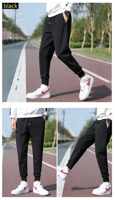 Men's casual pants loose guard pants Korean trend
