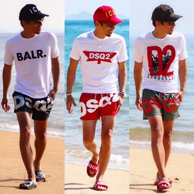 Sweat-absorbent and quick-drying three-point shorts