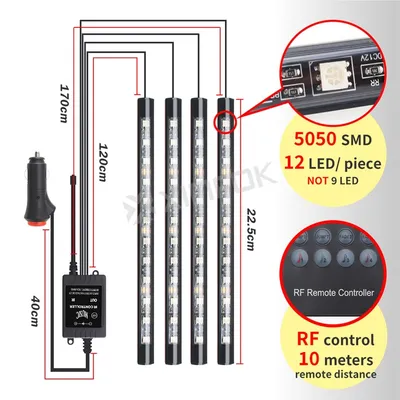 One for four APP voice control atmosphere light