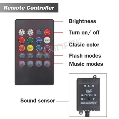 One for four APP voice control atmosphere light