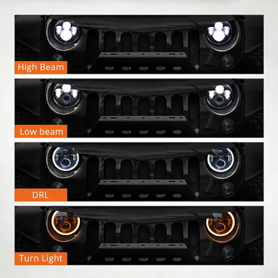 Led 60W Low Beam Led Driving Lights Turn Signal