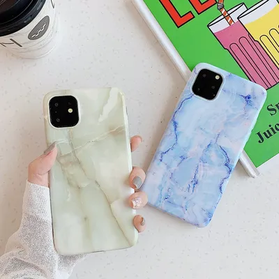 Cool breeze marble mobile phone case