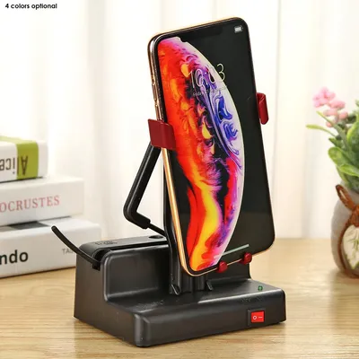 Mobile phone rocker with USB cable