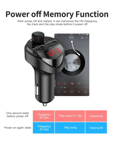 BLUETOOTH FM/AM CAR AUDIO PLAYER