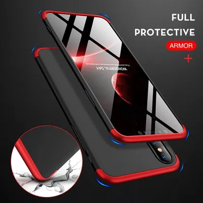 Frosted contrast color mobile phone case