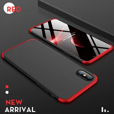 Frosted contrast color mobile phone case