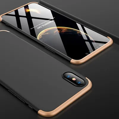 Frosted contrast color mobile phone case